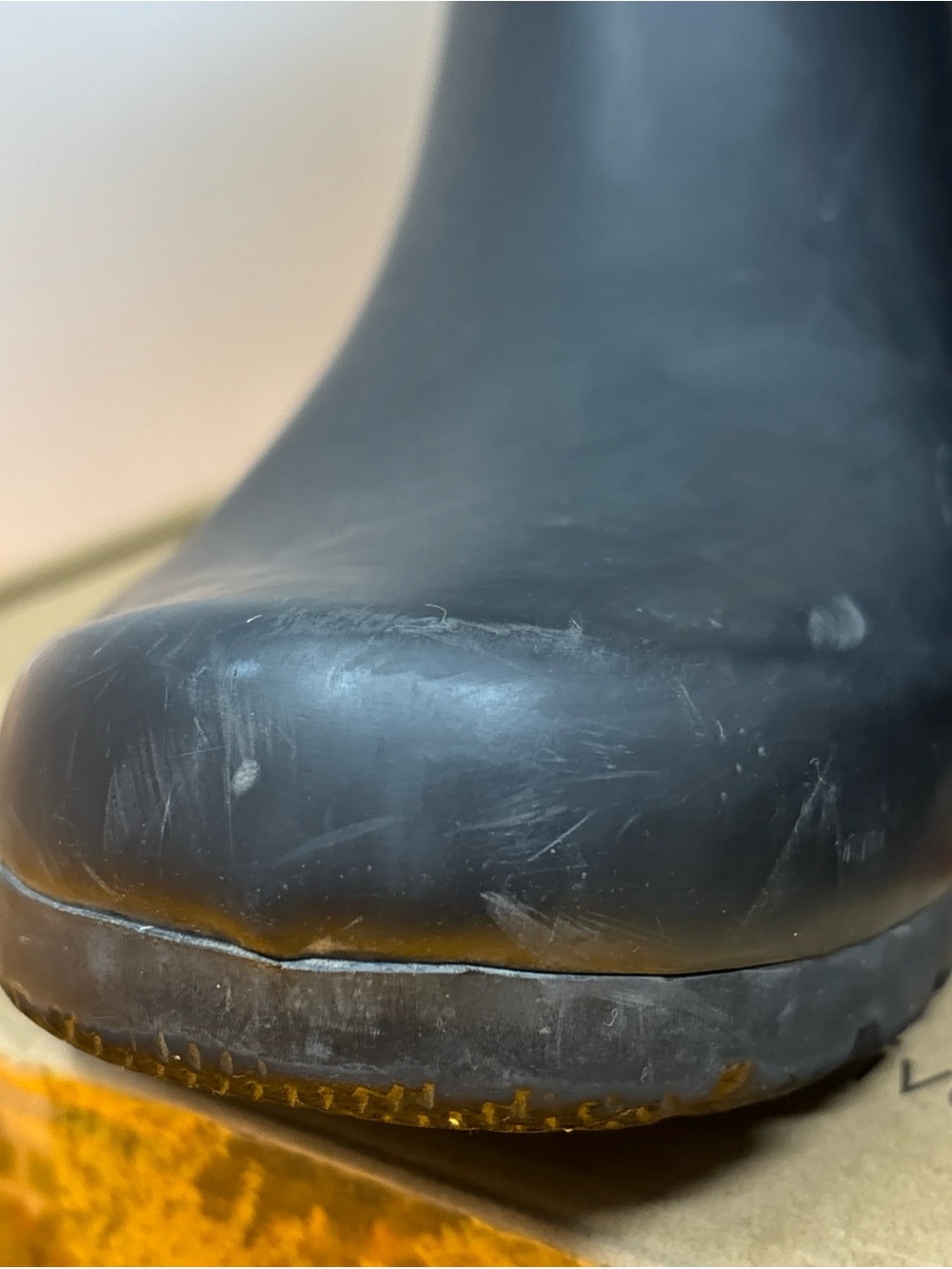 Sz 9 Roma Black Women's Chelsea Rain Ankle Boots used need cleaning 🧽 - Picture 16 of 17